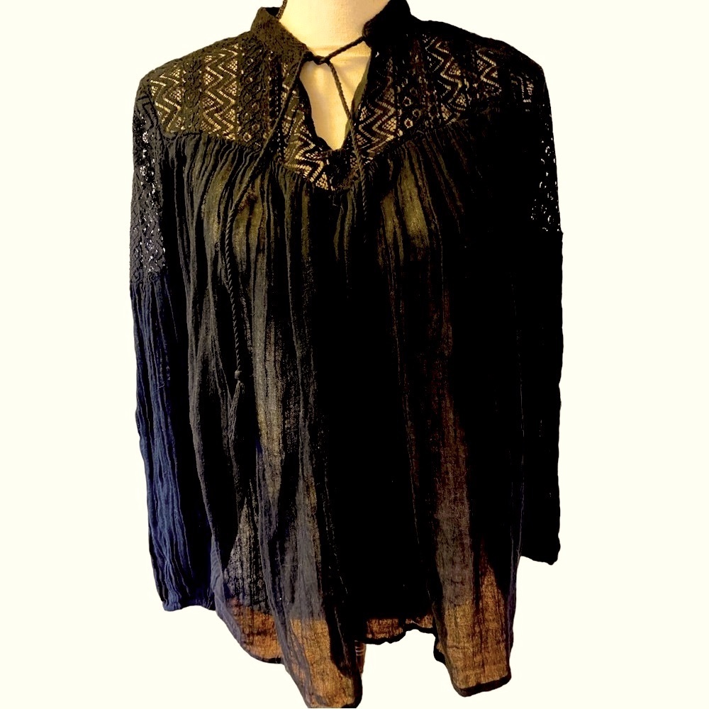 Ralph Lauren Denim Supply Women’s XS Black Blouse